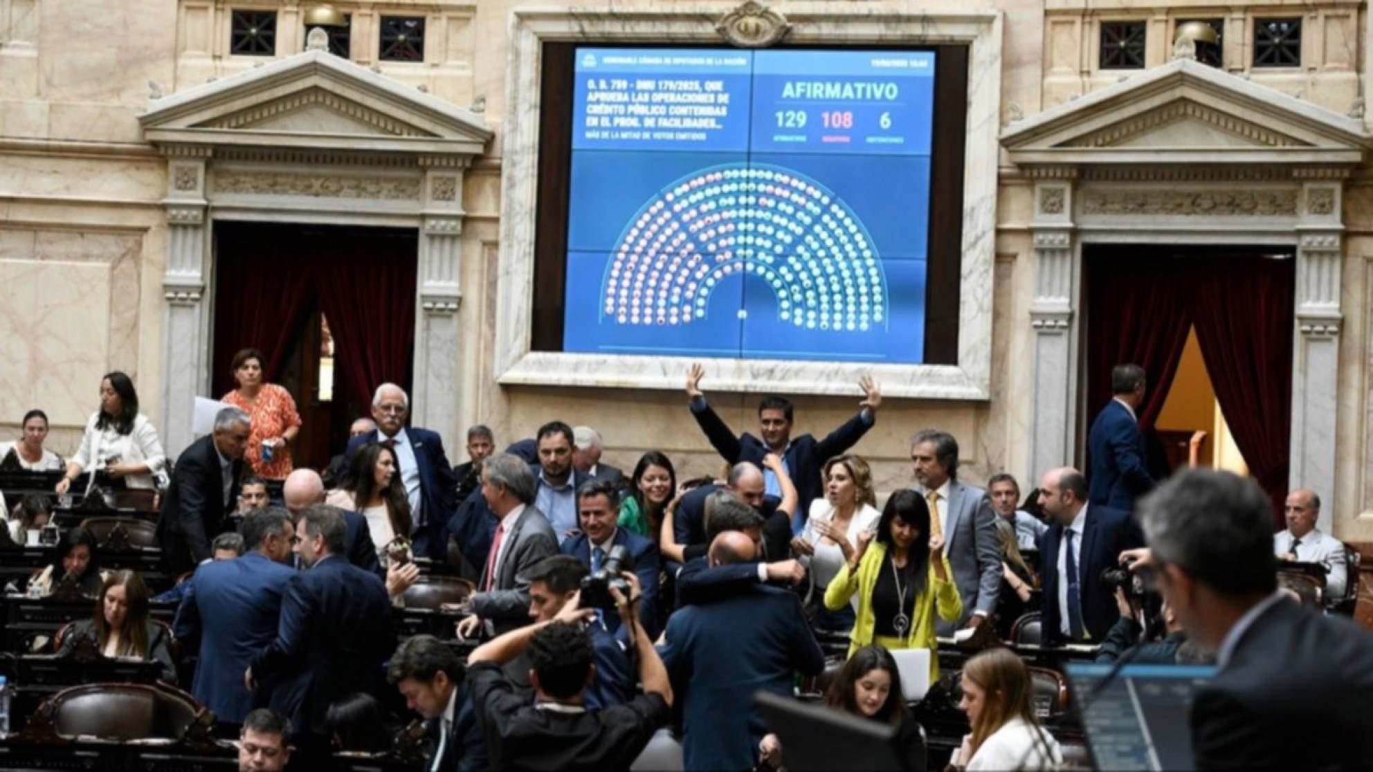 Diputados aprobó el acuerdo con el FMI en una sesión histórica